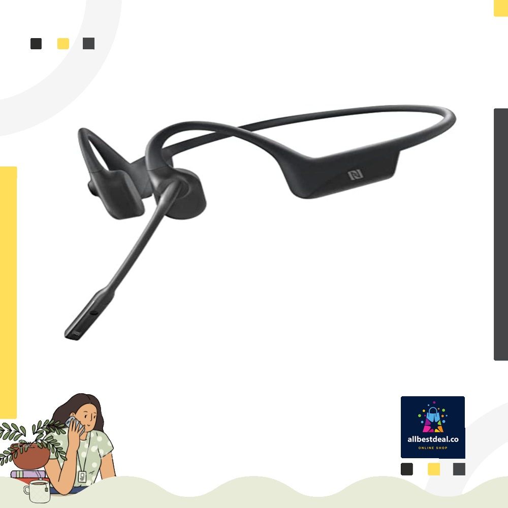 Aftershokz opencomm wireless stereo bone conduction headset on sale