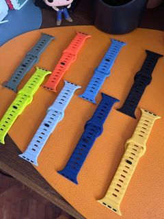 Silicone Sport Adventure Strap Band for Apple Watch Series 1 to 8 42mm / 44mm / 45mm / SE / ULTRA 49