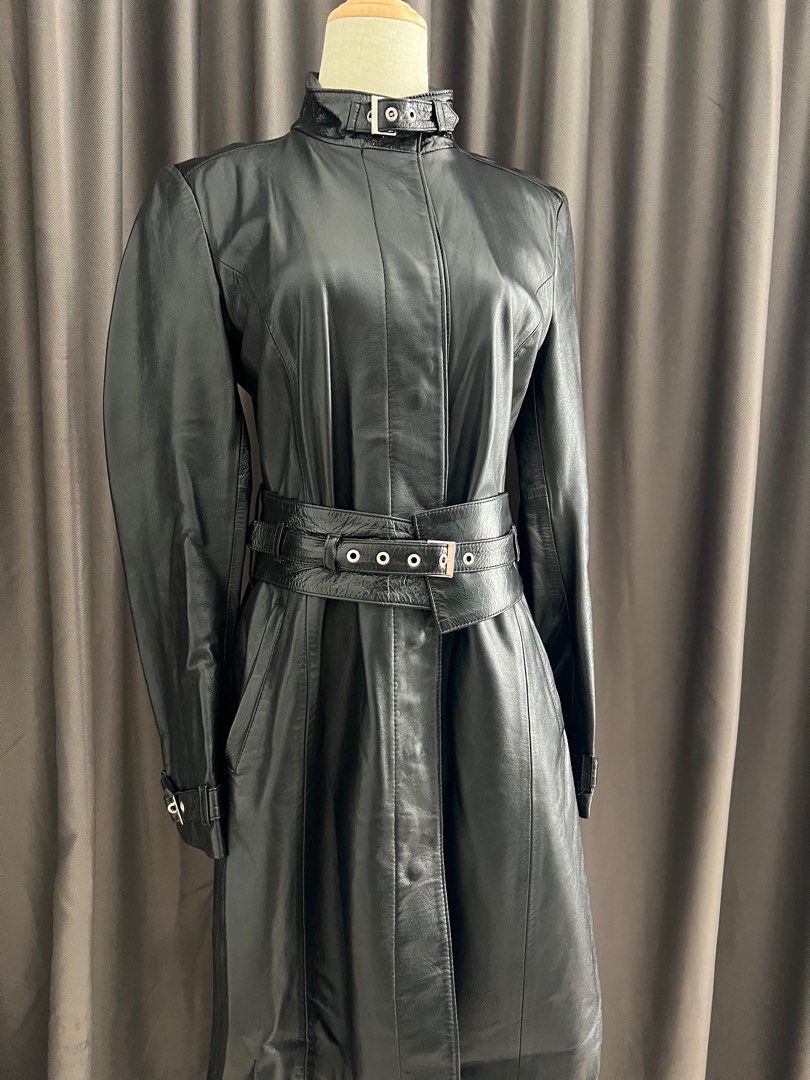 Sisley top leather jacket