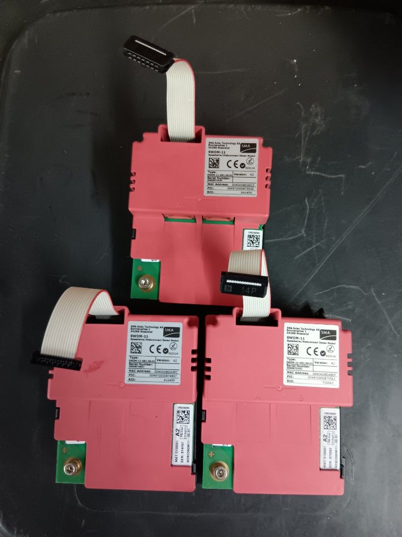 SMA SWDM-11 SPEEDWIRE/WEBCONNECT DATA MODULE (Category: Construction & Building Materials) located in Manila. Submitted by daniel.aranda (Listing ID 1245807983, Image 2). Description: baka need nyo SMA SWDM-11 Speedwire/Webconnect Data Module 3pcs available 3k each price negotiable pa pm me na lang po salamat 🙂.