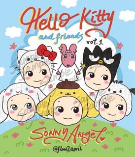 SONNY ANGEL x SANRIO HELLO KITTY AND FRIENDS STICKER PACK