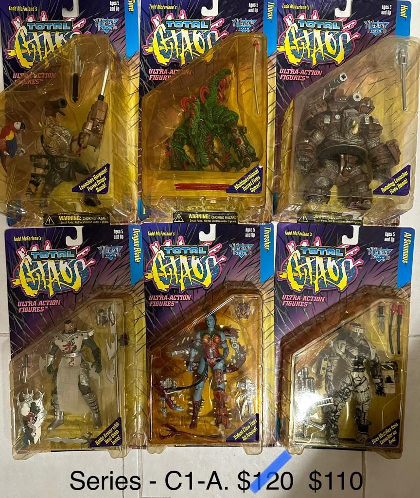 SPAWN (Category: Toy Figures) located in Singapore. Submitted by vendahansa (Listing ID 1245825537, Image 10). Description: Marked down prices as shown on photos. Offer ends Aug 2023!! No further discounts. .