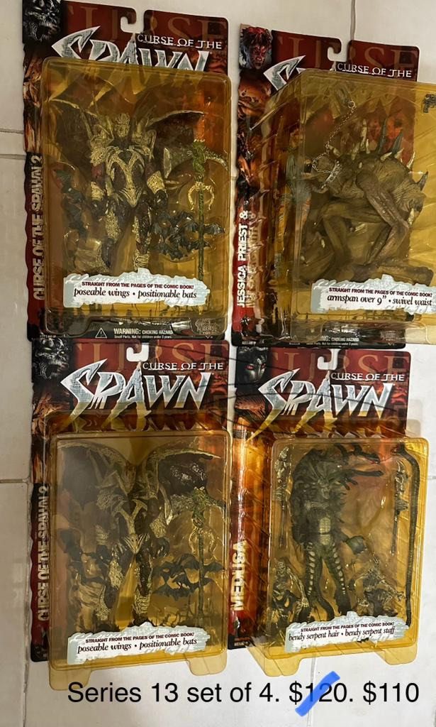SPAWN (Category: Toy Figures) located in Singapore. Submitted by vendahansa (Listing ID 1245825537, Image 9). Description: Marked down prices as shown on photos. Offer ends Aug 2023!! No further discounts. .