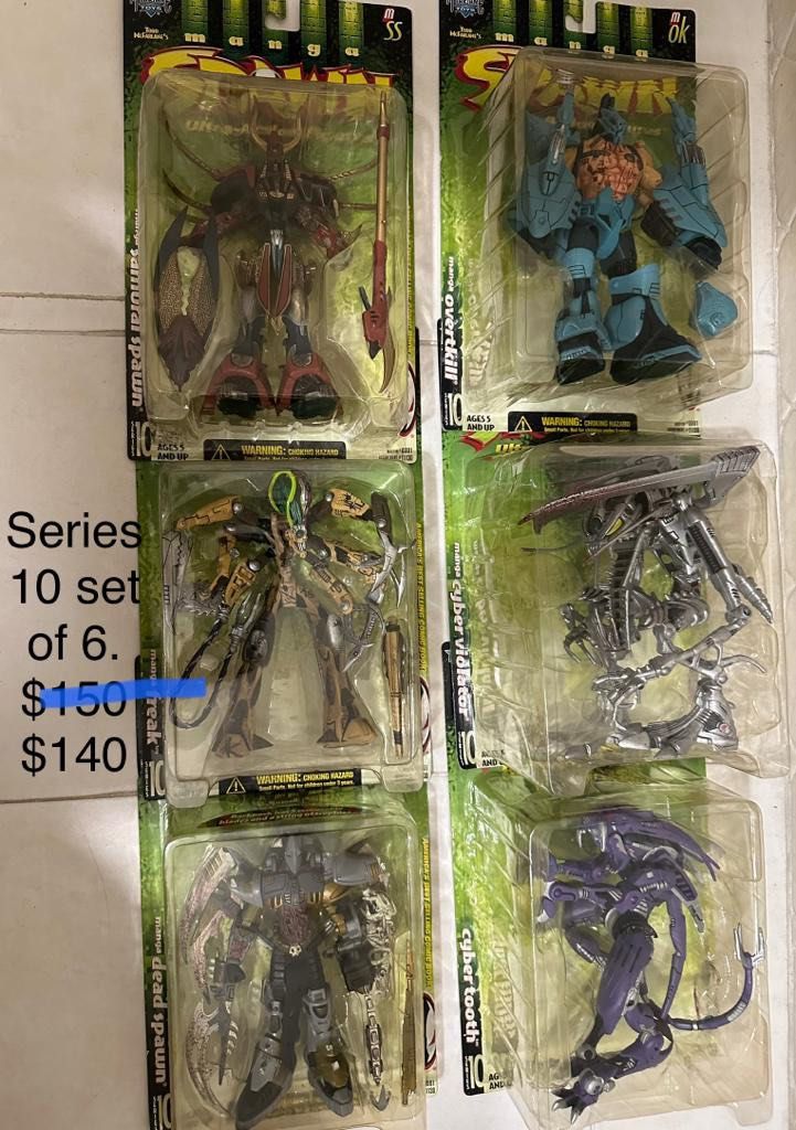 SPAWN (Category: Toy Figures) located in Singapore. Submitted by vendahansa (Listing ID 1245826610, Image 5). Description: Marked down prices as shown on photos. Offer ends Aug 2023. No further discounts!.