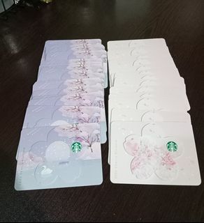 Starbucks 2022 & 2023 Sakura Cards