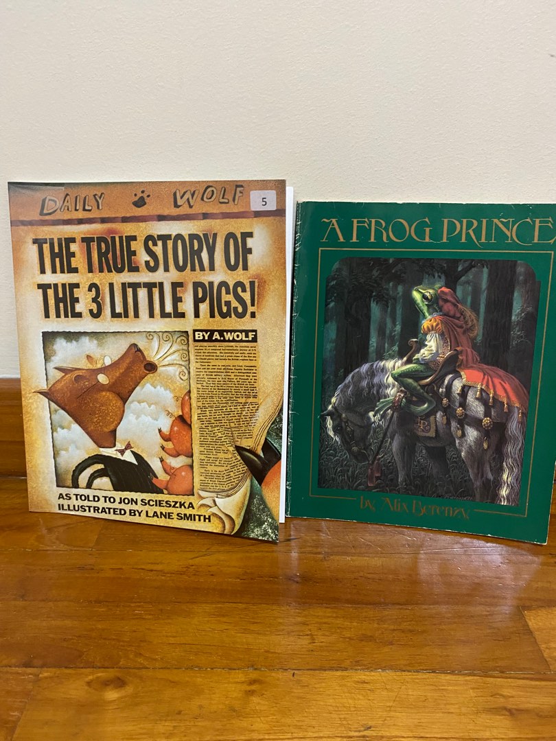 Story books for kids . True story of the three little pigs . Frog ...