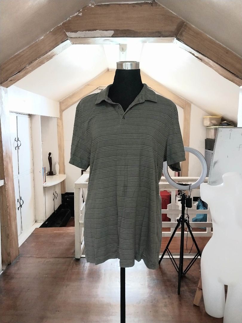 STRUCTURE Slim Fit Striped Polo Shirt Women s Fashion Tops
