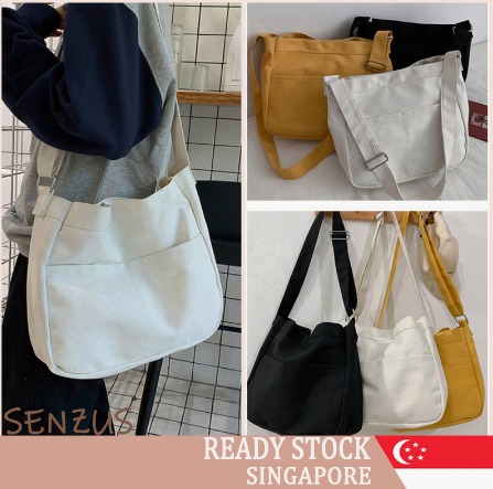 Canvas sling bag singapore top