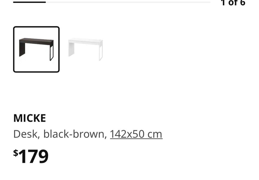 Study Table. IKEA, Furniture & Home Living, Furniture, Tables & Sets on