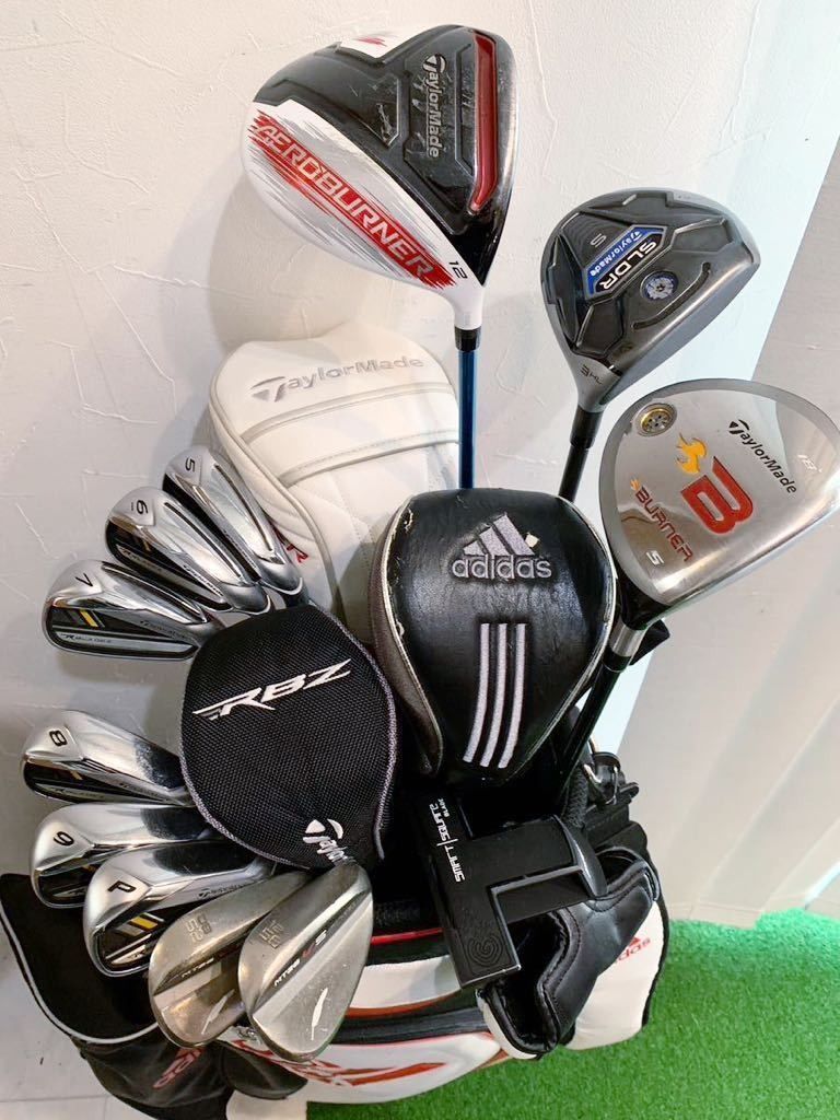 Superb Condition Taylormade Golf Set with Adidas Bag