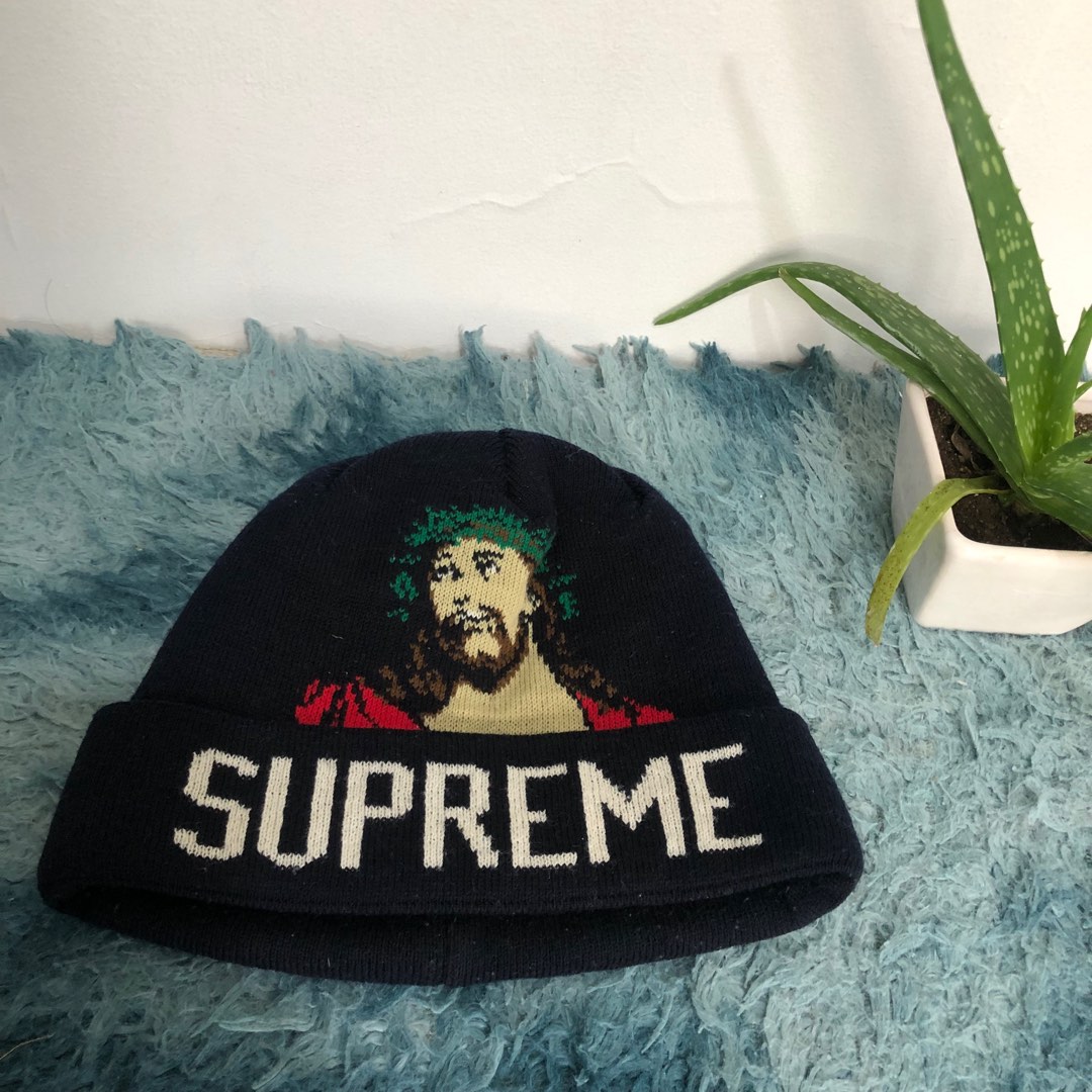 Supreme hotsell jesus beanie