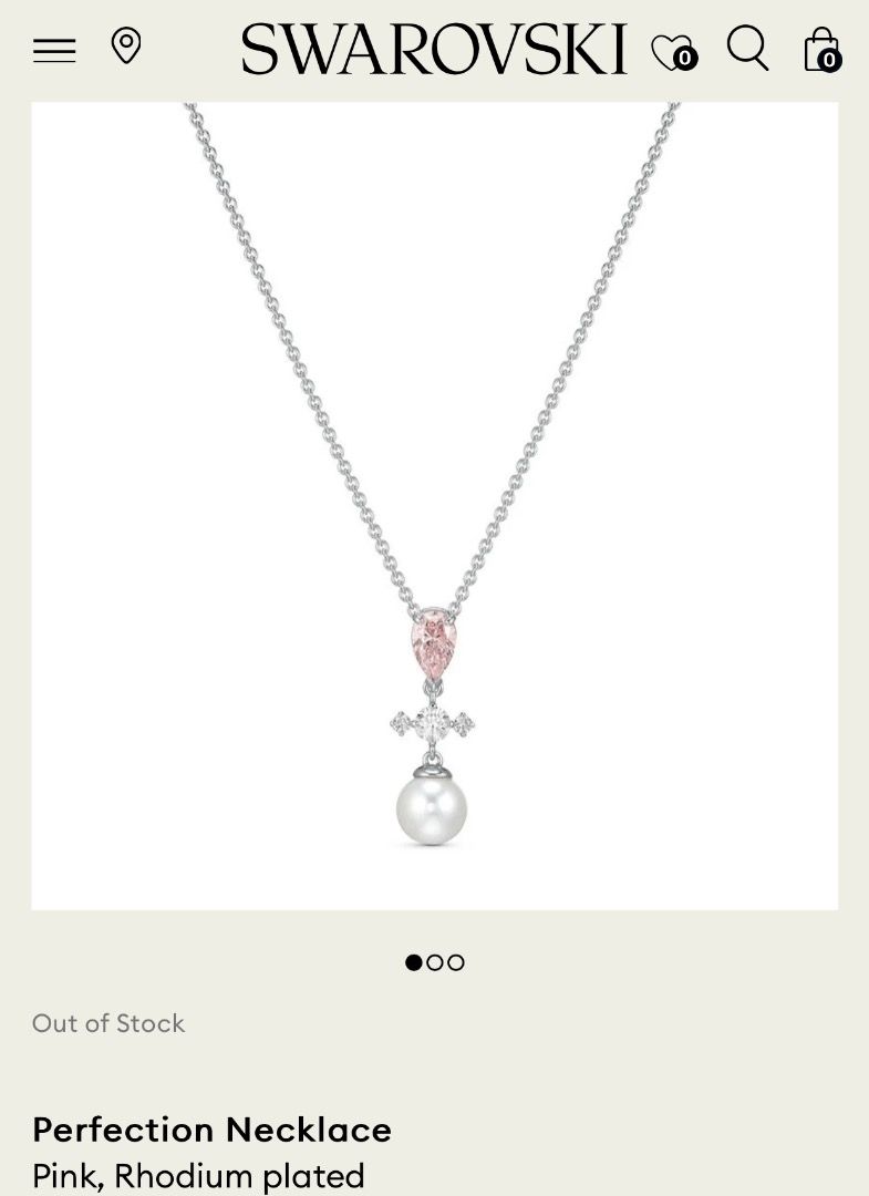Swarovski outlet perfection necklace