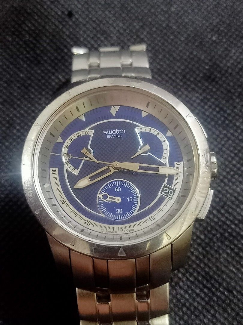 Swatch dark sale steel