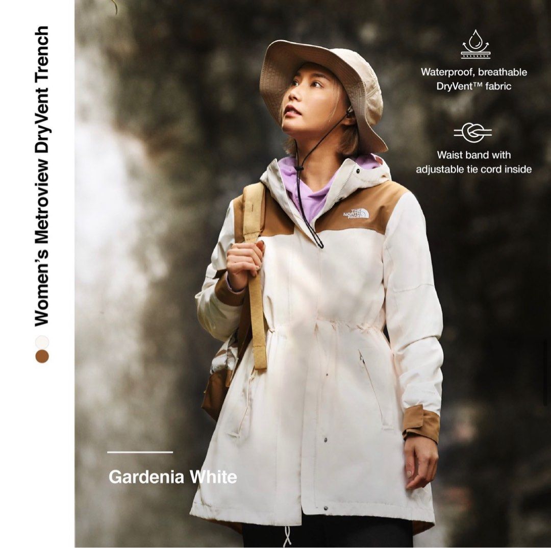 The north face women's trench coats on sale