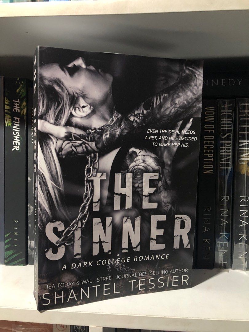 The Sinner by Shantel Tessier, Hobbies & Toys, Books & Magazines, Fiction & NonFiction on Carousell