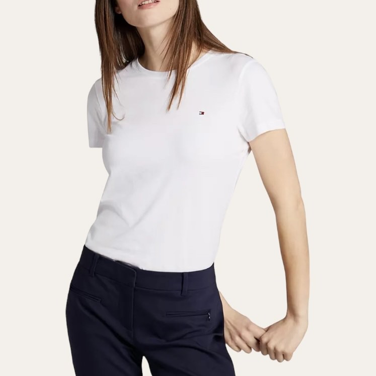 Tommy Hilfiger Heritage V-Neck T-Shirt, Women's Short Sleeve