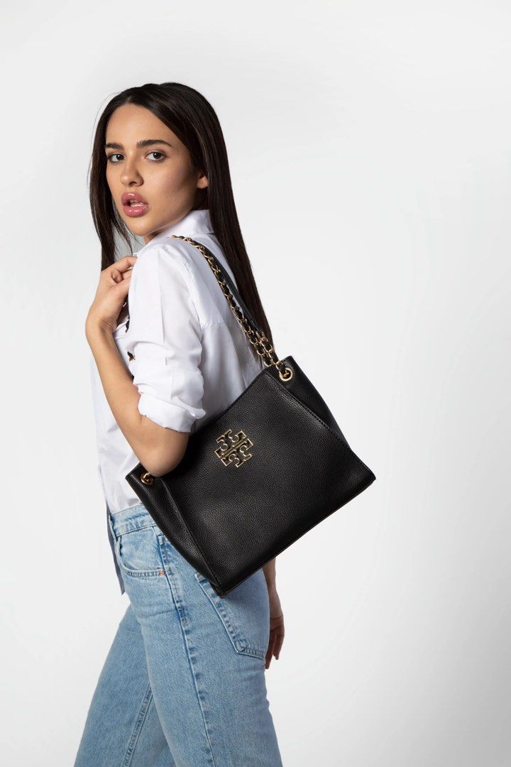 Tory burch britten slouchy tote outlet