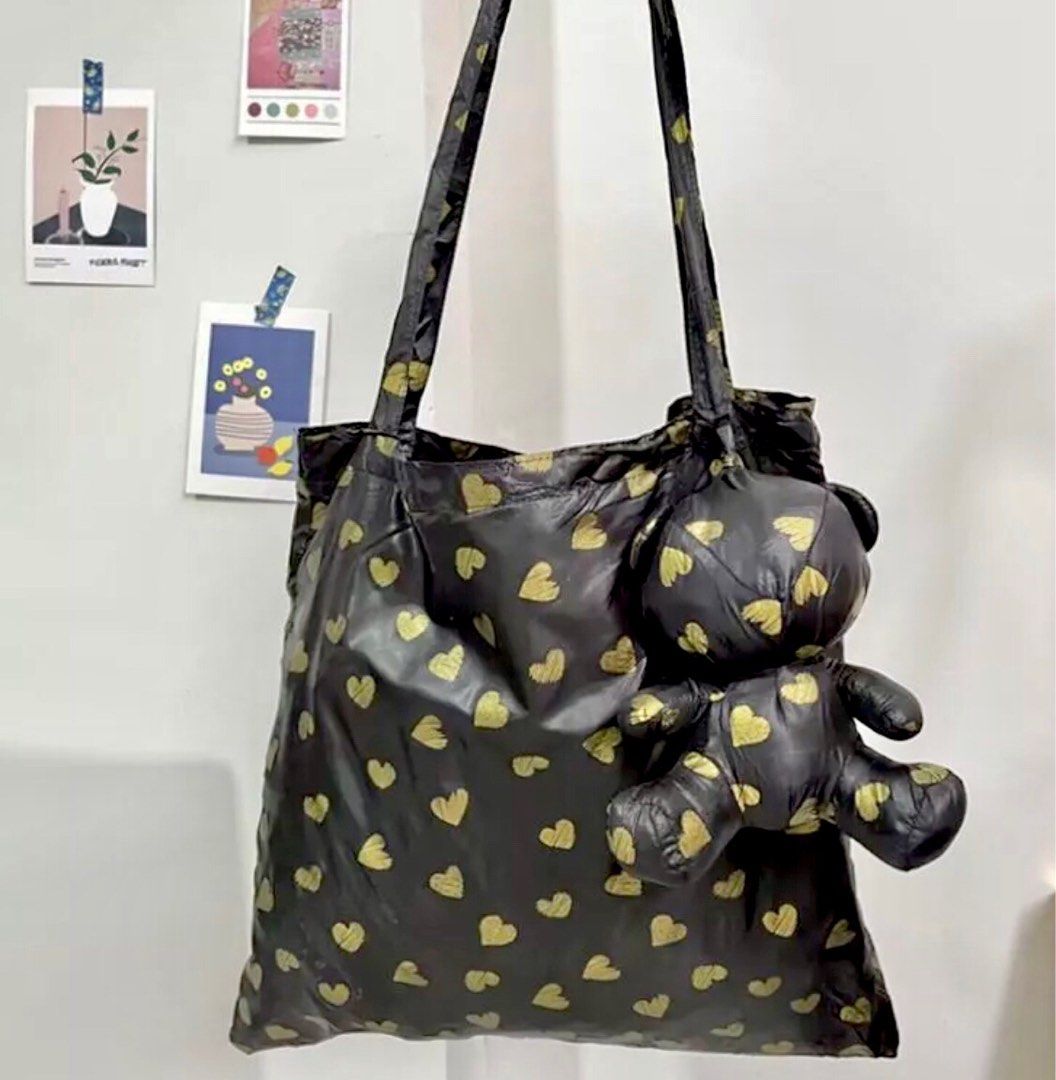 Sass & Belle Cute Reusable Eco Handbag Foldable Animal Shopping Grocery  Tote Bag
