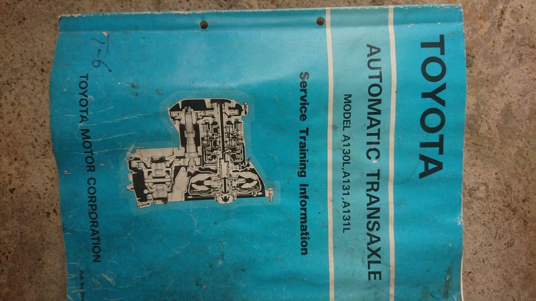 Toyota Automatic Transaxle Model A130L,A131,A131L 1983, Hobbies & Toys