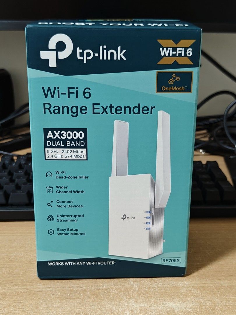 TP-Link RE705X AX3000 Mesh WiFi 6 Range Extender