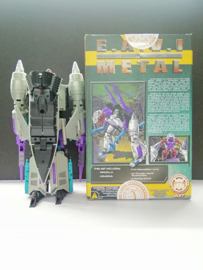 Transformers KFC E.A.V.I. Metal P10A Kingzilla (Snapdragon), Hobbies