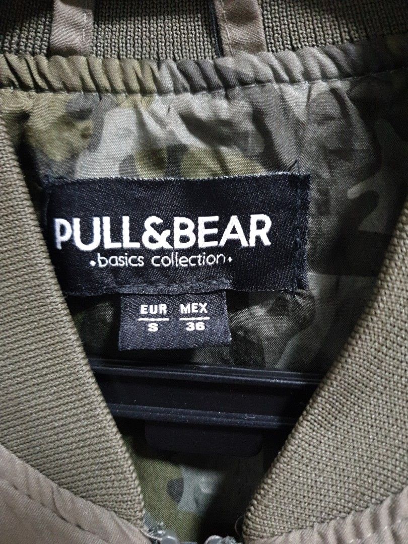 Pull&bear best sale green jacket