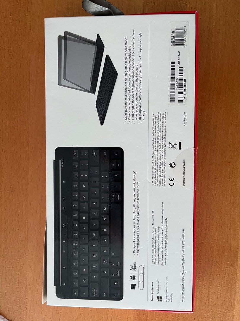 Microsoft Universal Mobile Keyboard, Computers & Tech, Parts
