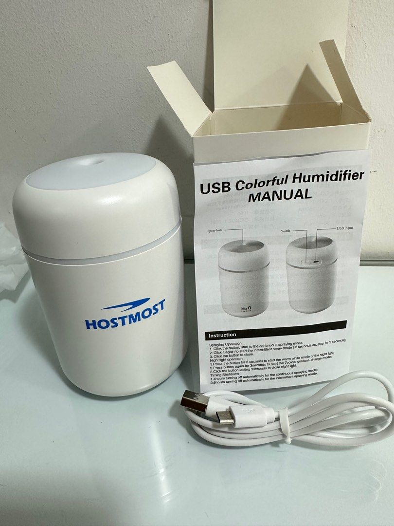usb colorful humidifier, Everything Else on Carousell
