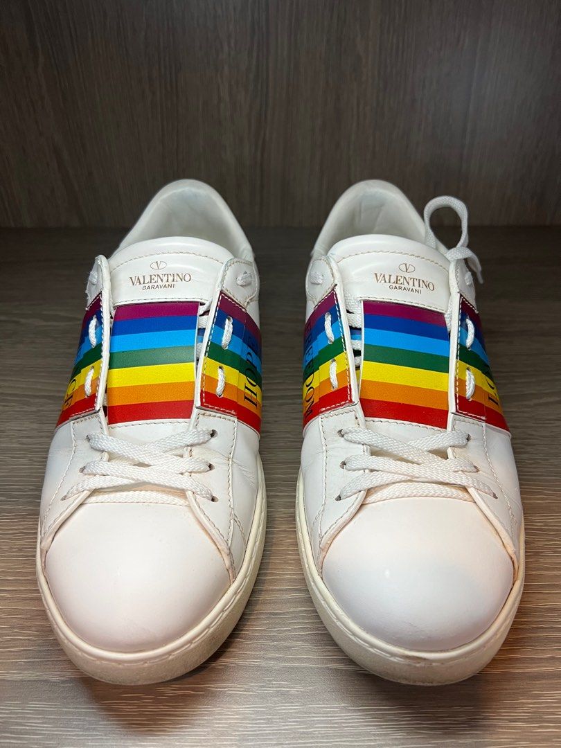 Valentino sneakers men's limited , 名牌, 鞋及波鞋  Carousell