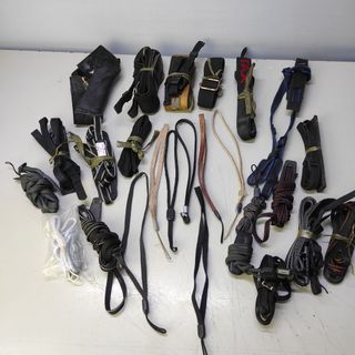 Vintage USED camera straps hand and shoulder straps from Japan 75 each *49