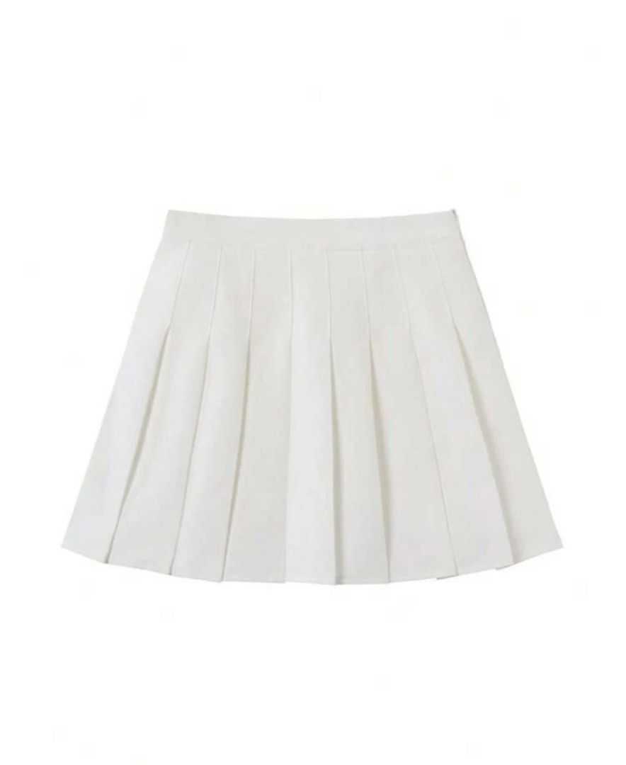 White full skater skirt outlet