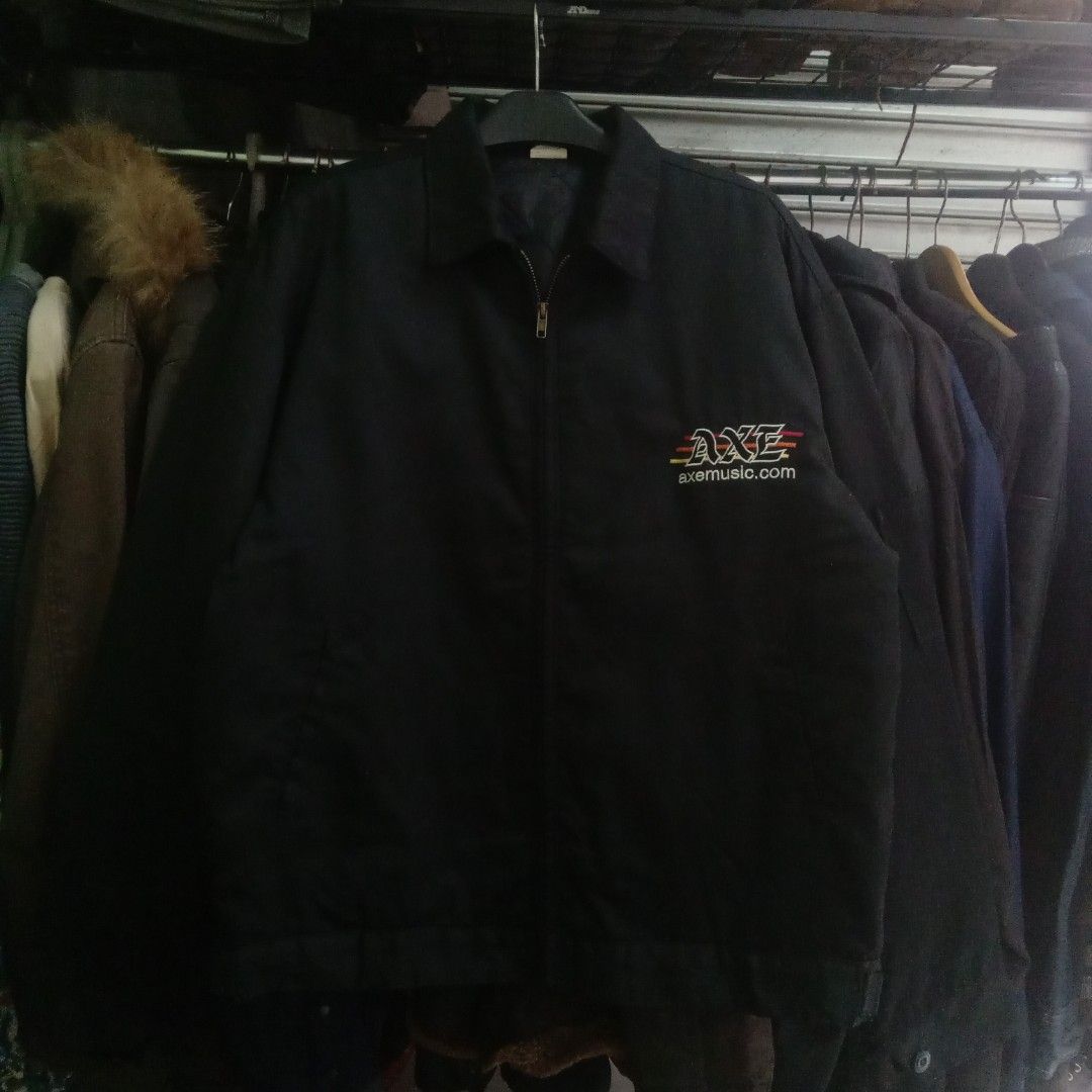 Work Jacket ESP Guitar Dickies Radkap, Fesyen Pria, Pakaian , Atasan di