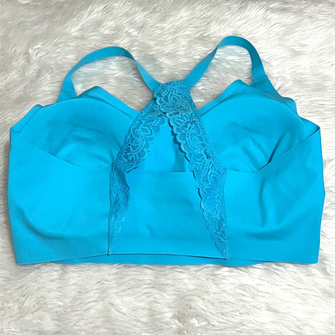 No Boundaries blue padded sports bra Size L - $13 New With Tags