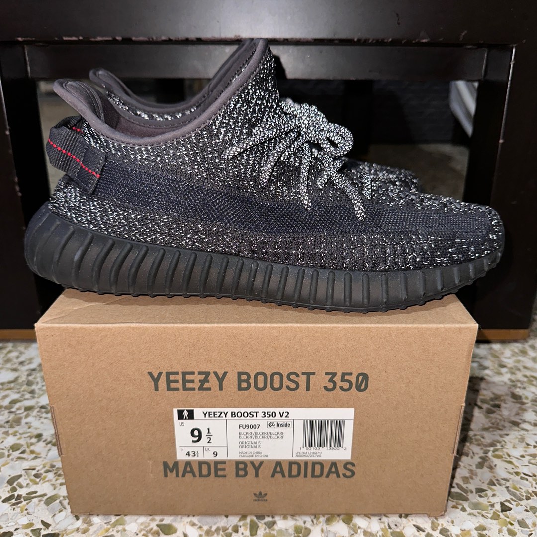 Yeezy Boost 350 V2 Static Black Reflective Men s Fashion