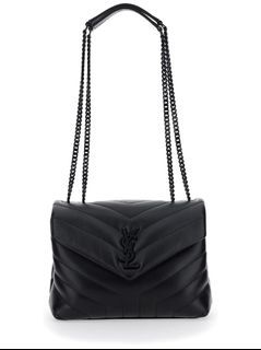 YSL LouLou Toy Bag in Black Calf, Luxury, Bags & Wallets on Carousell