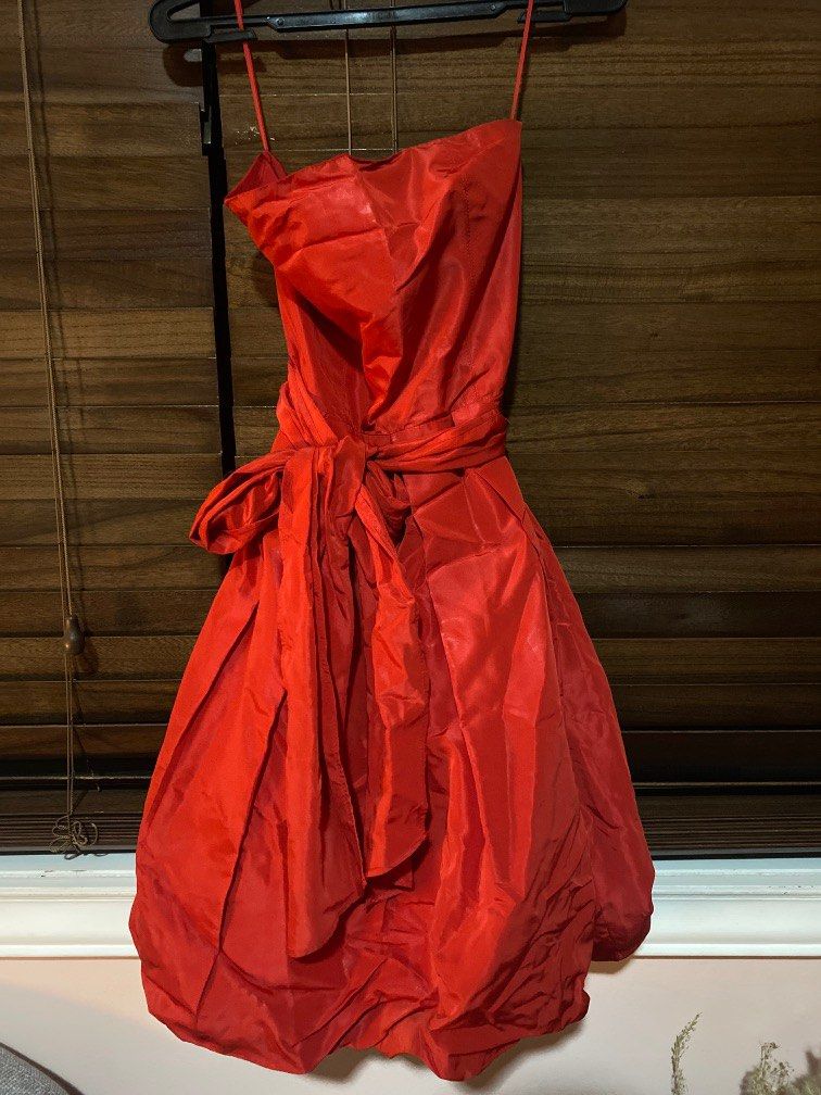 Zara Red Dress Women s Fashion Dresses Sets Dresses on Carousell