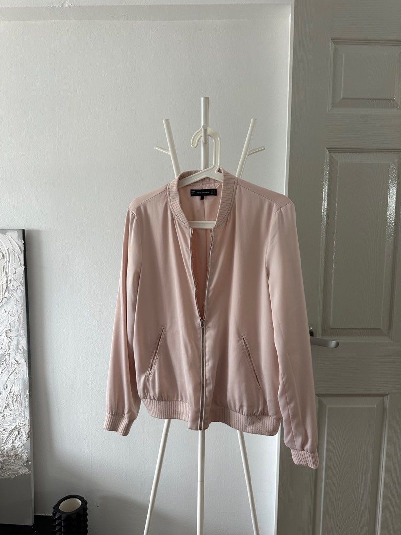 Zara pink bomber jacket cheap