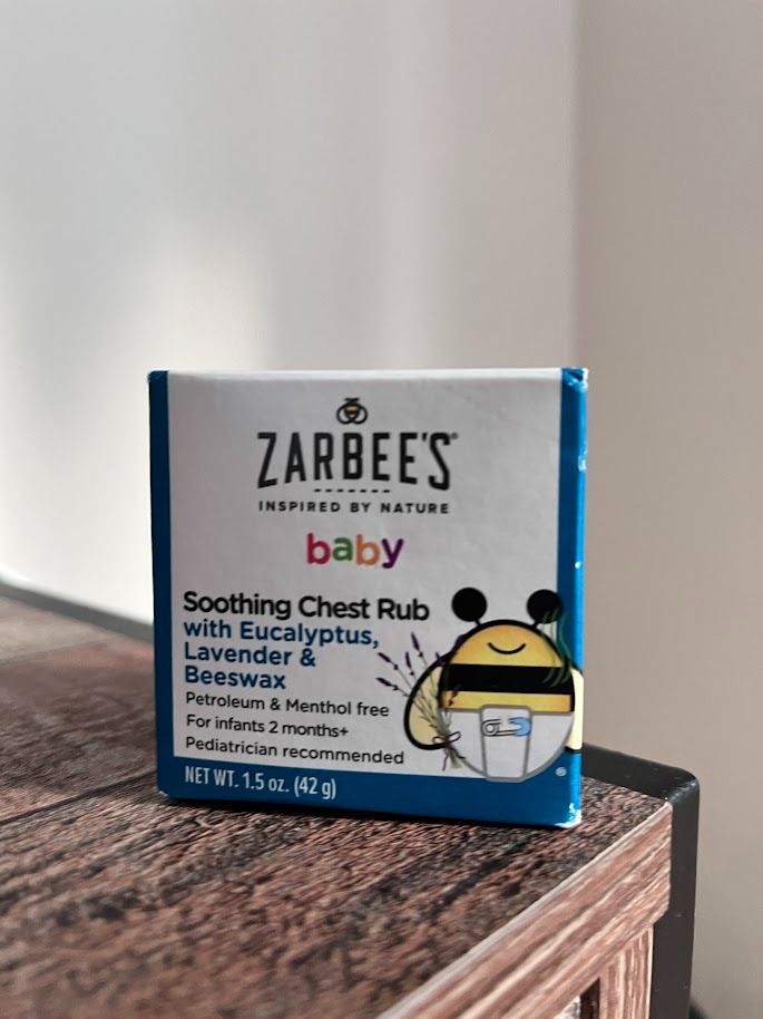 Zarbee's soothing chest rub top