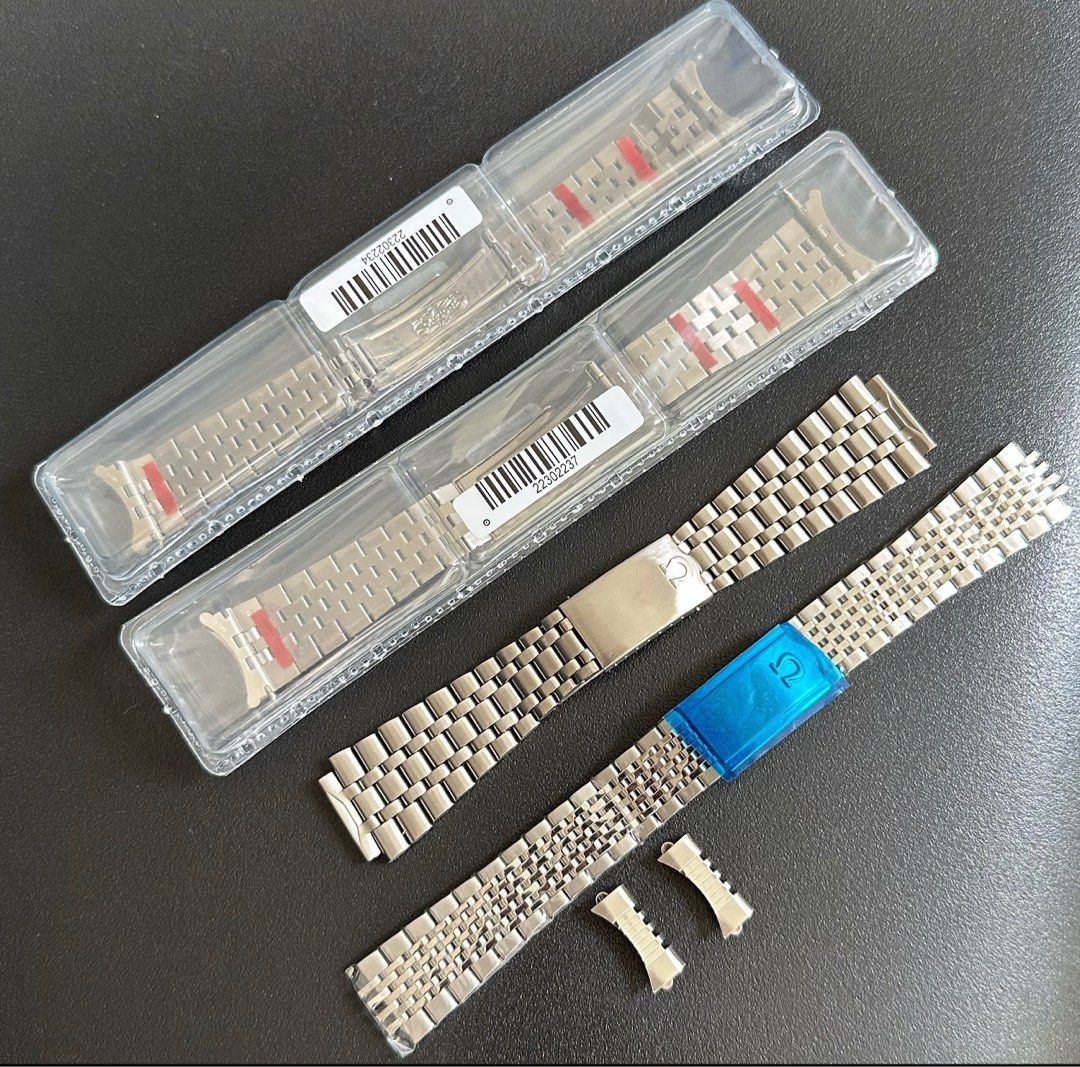 100% original vintage steel bracelet) Rolex Omega, Men's Fashion