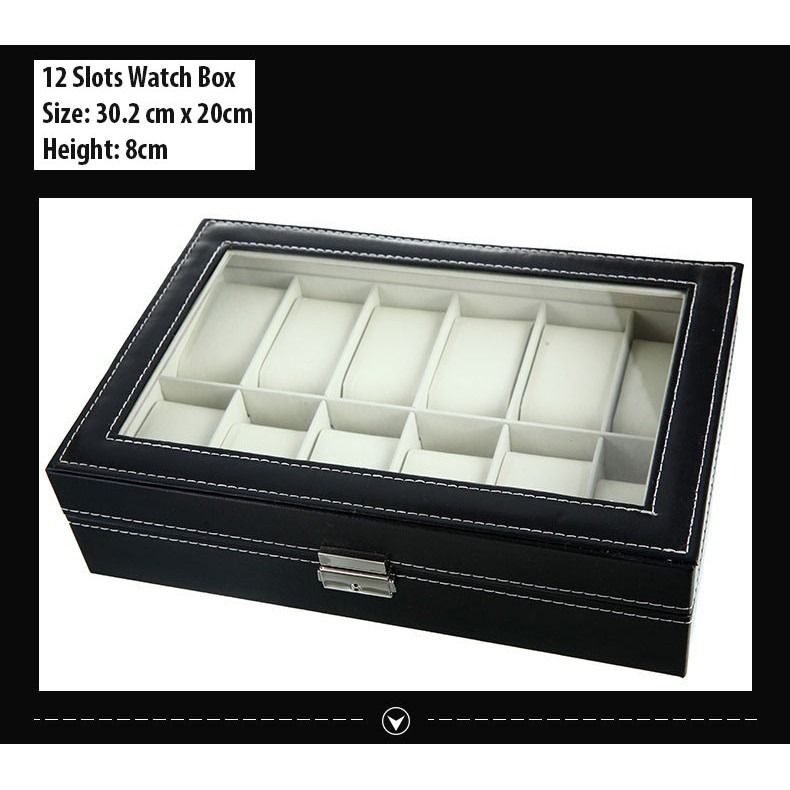Watch best sale box size