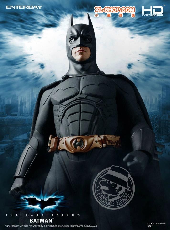 1/4 Enterbay Batman Begins (Category: Figurines & Statues) located in Quezon City. Submitted by bcv243 (Listing ID 1230234954, Image 3). Description: 1/4 Enterbay Batman Begins -21k -with Box and accessories -Over 18 inches tall Issues: Slight bent joint at hips. Bought it that way. Repairable if suit is opened. Logo on base detached. Loc: QC.