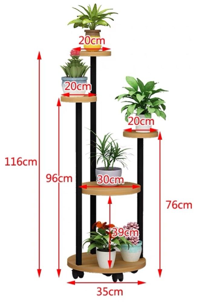 5 tier plant stand, Furniture & Home Living, Gardening, Pots & Planters
