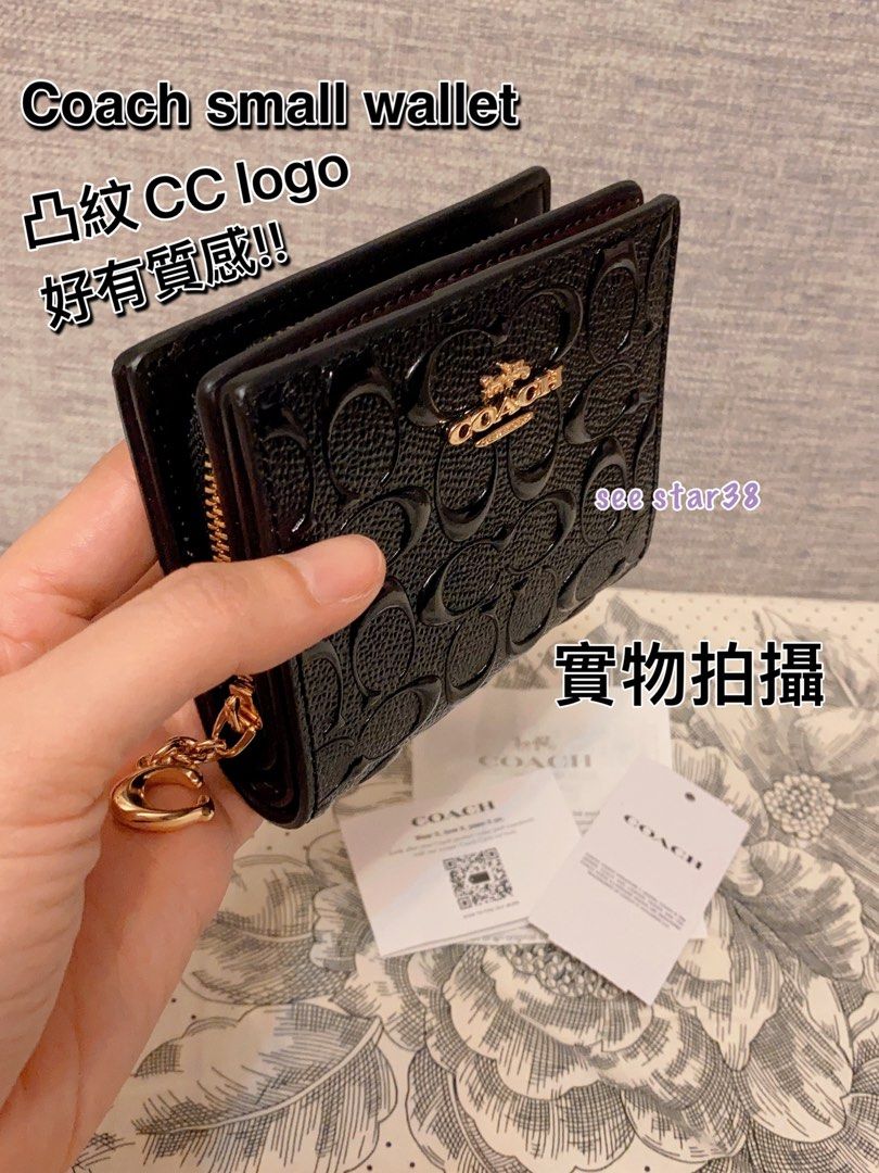 ✓香港現貨✓即買即寄唔洗等❤️超級靚價$5xx❤️ Coach snap wallet