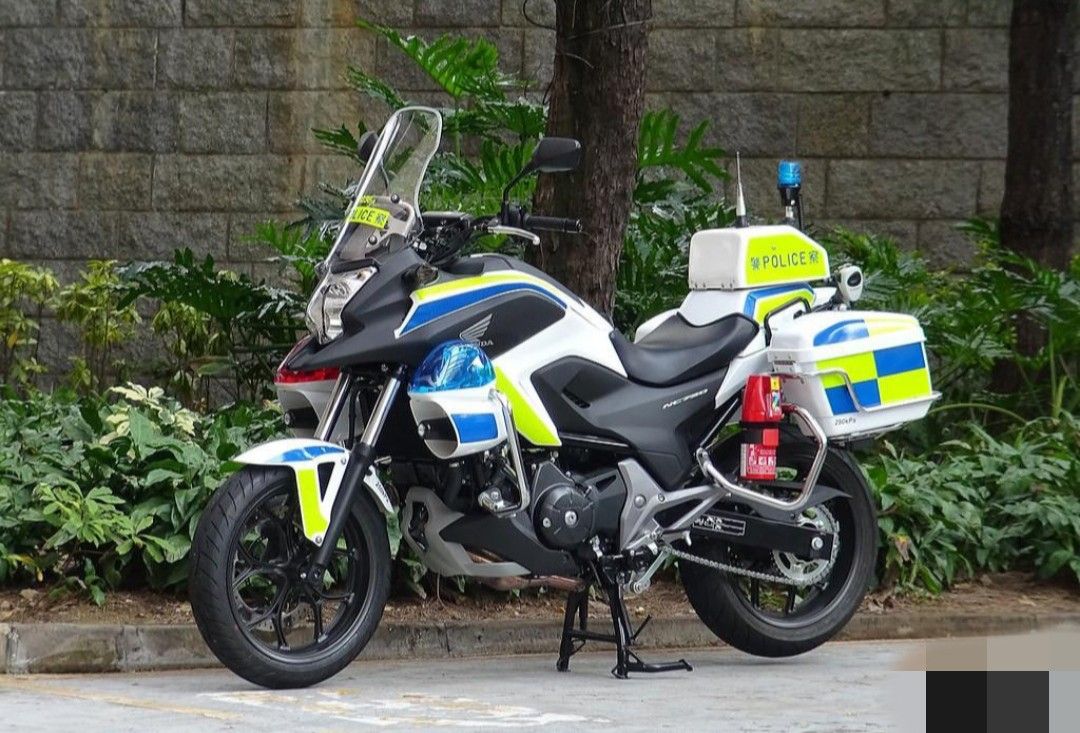 絕版, Tiny , 微影, no.86 , 香港警察電單車, Honda NC750P bike , hk