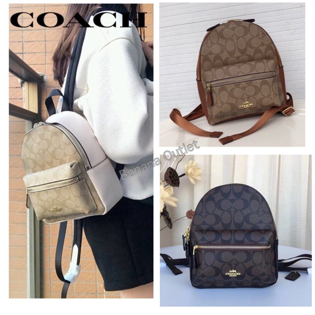 Coach signature charlie medium satchel online