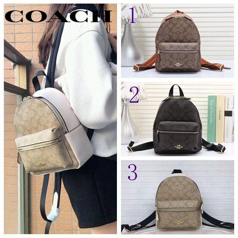 Coach mini discount charlie signature backpack