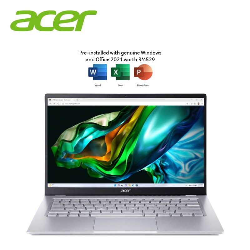 Acer Swift 3 GO SFG14-41-R5VF/R1JU Laptop (Pure Silver/Prodigy Pink ...