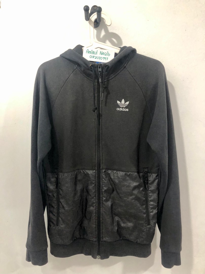Men's adidas originals sport luxe hooded sweatshirt hot sale