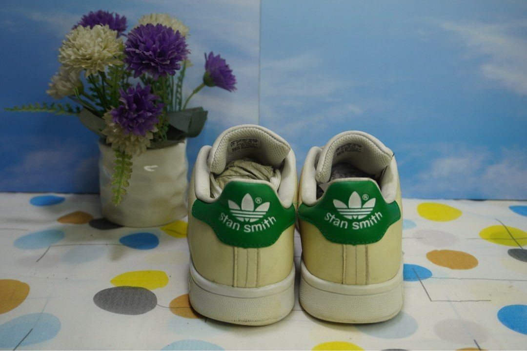 Adidas Stan Smith Vintage White Green Size 38 Fesyen Wanita Sepatu di Carousell