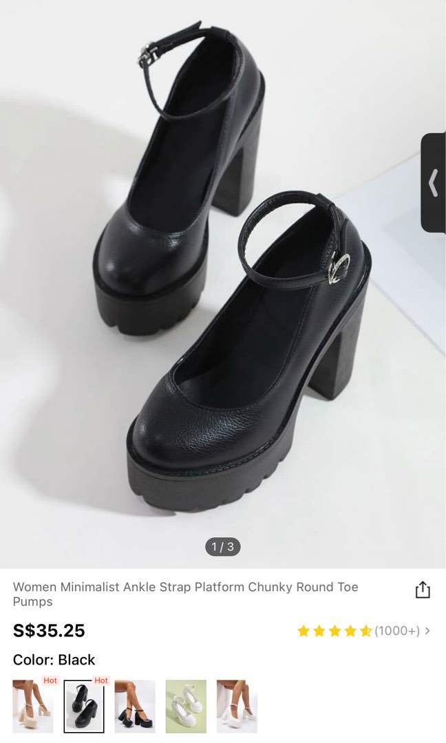 Chunky pumps deals